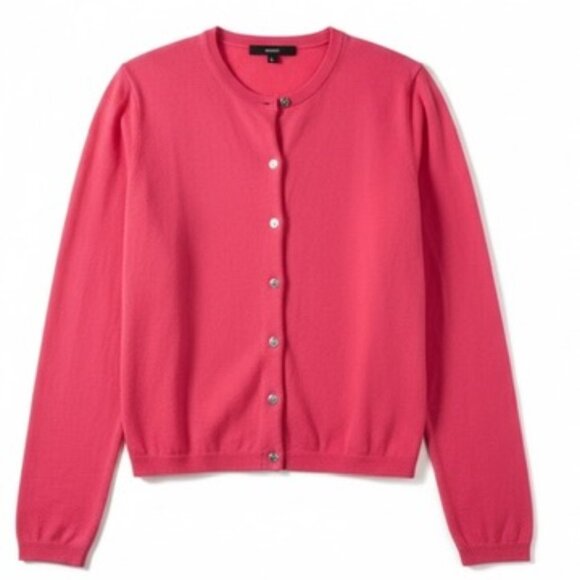 Gucci Sweaters - Vintage Gucci Wool Cardigan Pink Sweater with Gucci Silver color metallic Size L